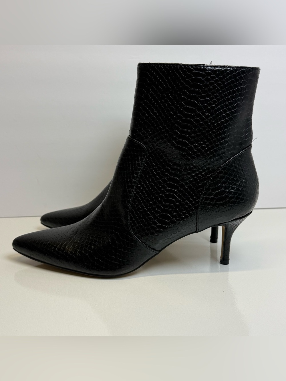 RM Rebecca Minkoff Womens Denise Stiletto Heel Booties Dark Brown Sz 10 M Short